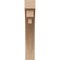 Ekena Millwork 6"W x 12"D x 36"H Thin Rockford Rough Cedar Woodgrain TimberThane Corbel, Primed Tan CORUR06X12X36ROCRCPR - alternate 4